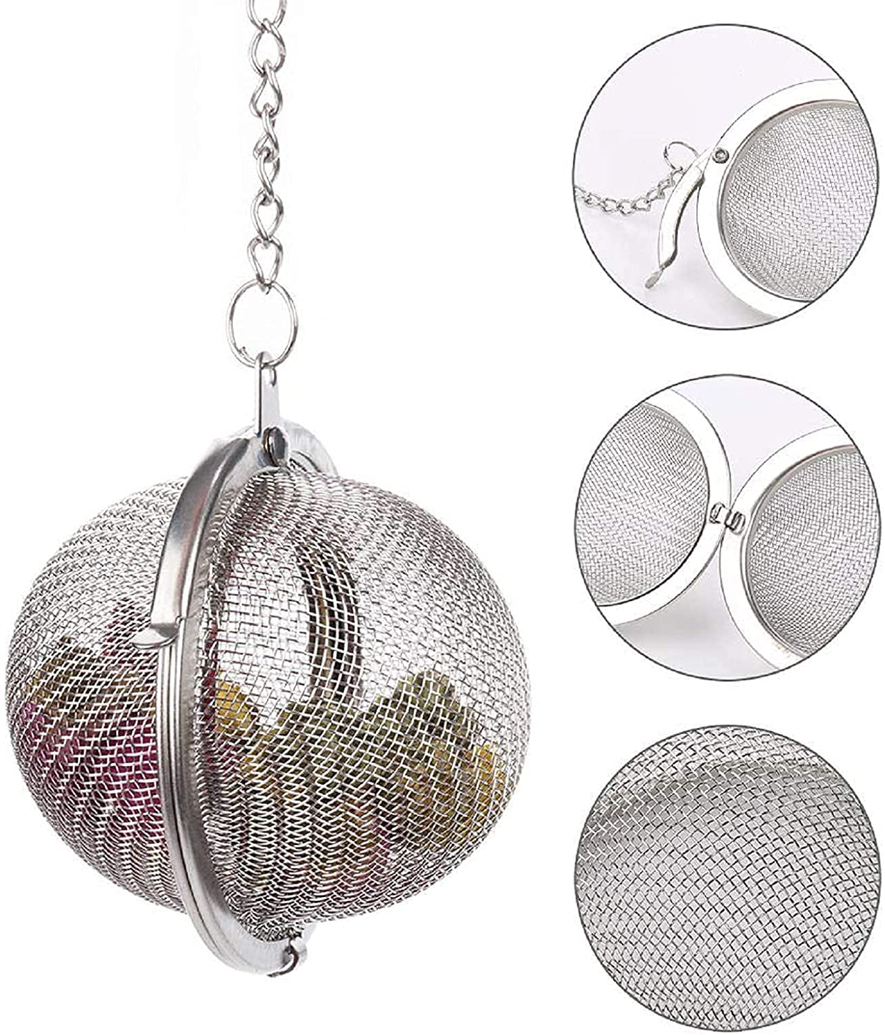 Stainless Steel Tea Infuser - Loose Leaf Tea Strainer -4