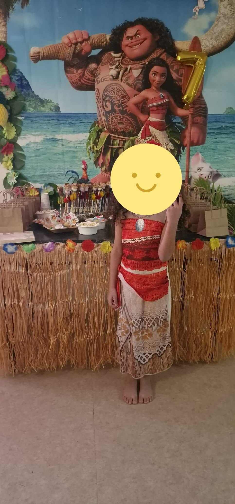 107 Pcs Hawaïenne Luau Table Jupe Set De Décoration,Kit De Décoration