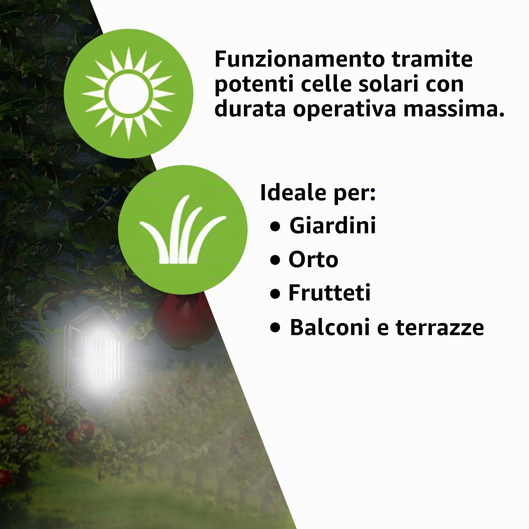 ISOTRONIC dissuasore solare uccelli luce lampeggiante ultrasuoni piccioni passeri gabbiani corvi balcone giardino raggio 150m² 2 unità efficace esterno protezione difesa stop volatili ecologico
