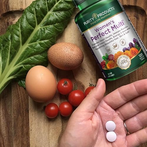 Miniatura 7 de Purity Products Multivitamínico perfecto para mujer, apoya la salud del tracto urinario, sistema inmunológico, hueso + músculo, cabello, piel, uñas,