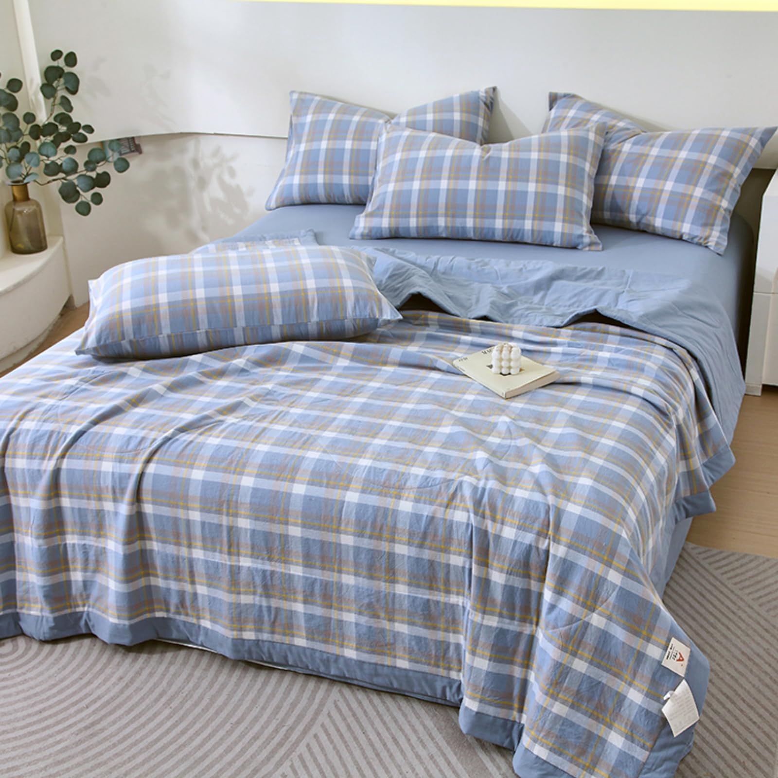 Odot Edredón Sin Funda 2.5 TOG Single A King (Estilo de Cuadros 9,180x200cm)