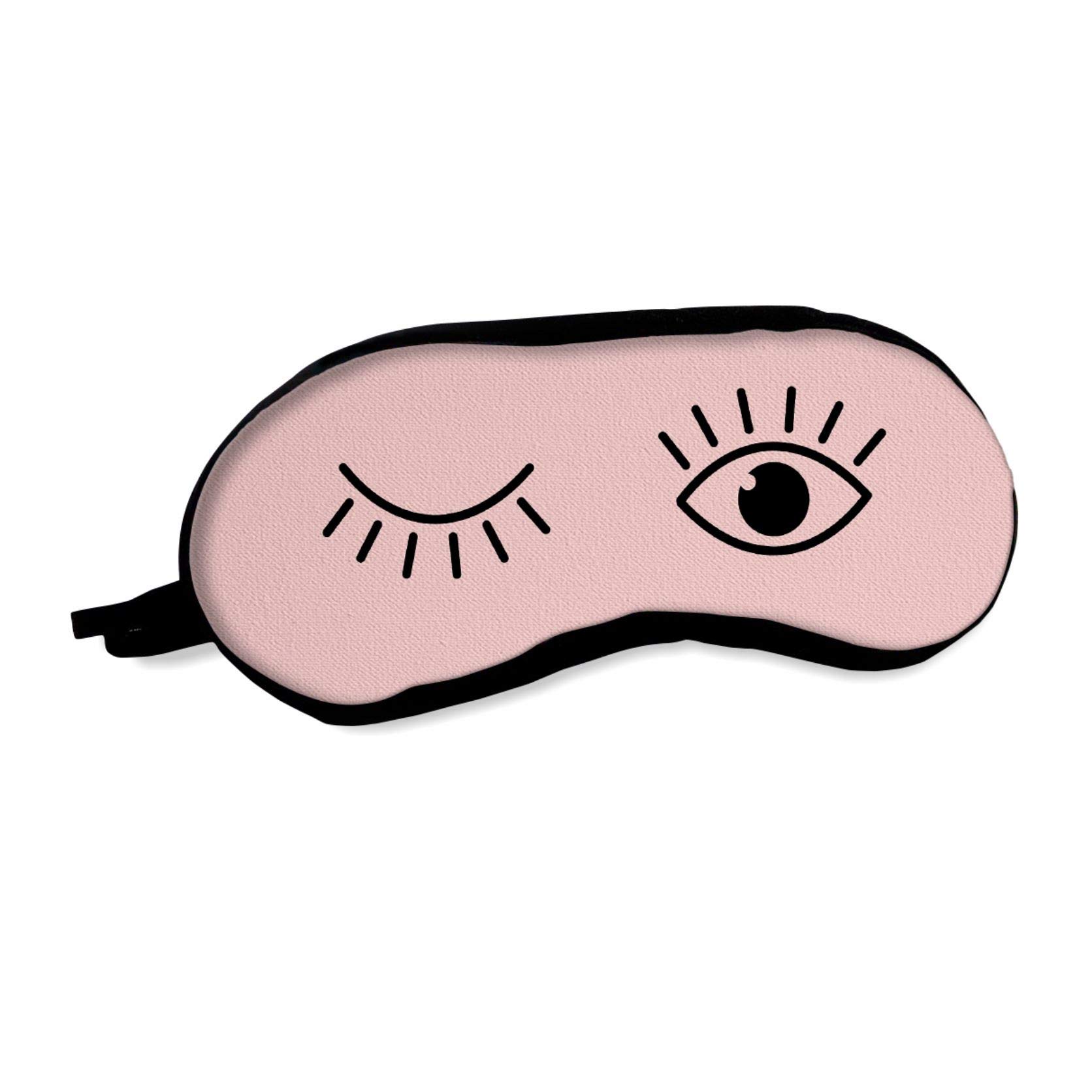 LADECOR Adjustable Sleeping Eyemask Cover - Breathable Eye Patch Ultimate Sleeping Aid/Blindfold with Complete Light Blocking