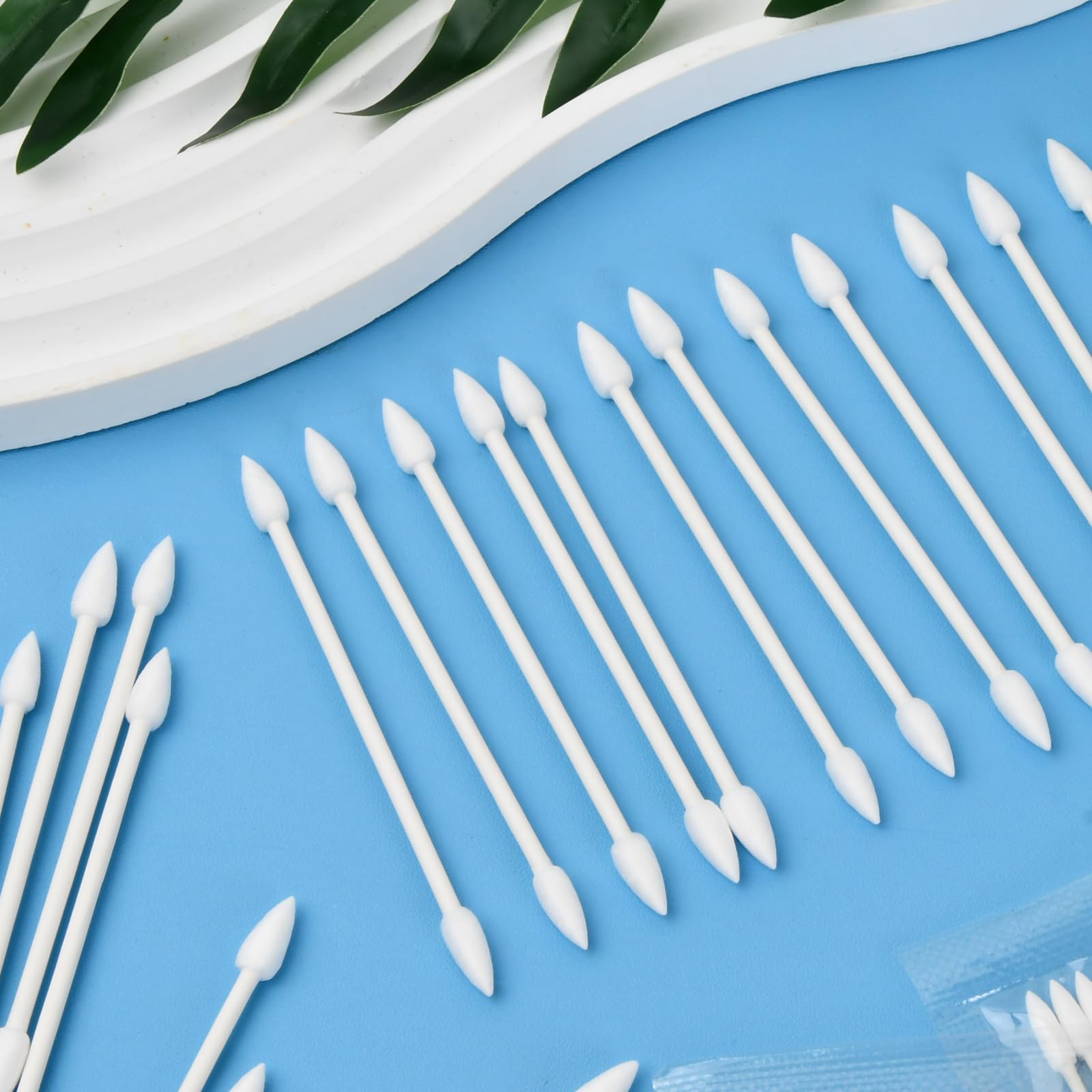 150 PCS Hisopos de Algodón de Limpieza, Palillos de Limpieza con Doble Punta, Bastoncillos de Limpieza de Algodón, Tipped Cleaning Cotton Swabs Cotton Sticks para Dispositivos Electrónicos/Cámaras (A)