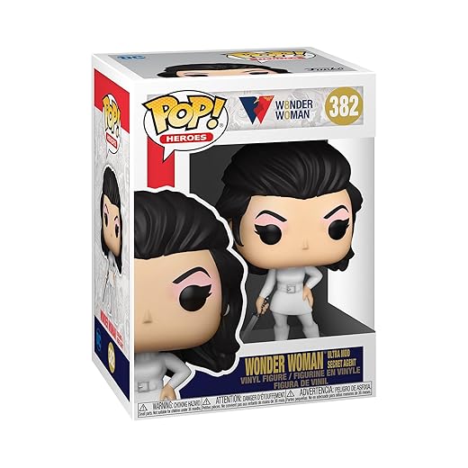 Funko Pop! Heroes: Wonder Woman 80Th -Wonder Woman(Ultramodsecretagent) Multicolor, 3.75 Inches