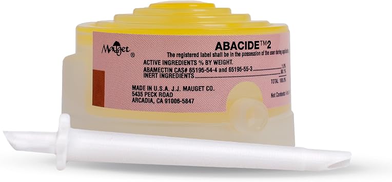 Mauget Abacide 2 3ml, Tree Injector, Insecticide, Miticide, Containing 2% Abamectin