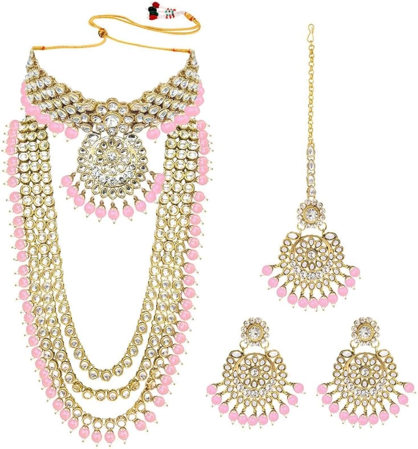 Aheli Indian Wedding Heavy Bridal Traditional Jewellery Set Gift for Women