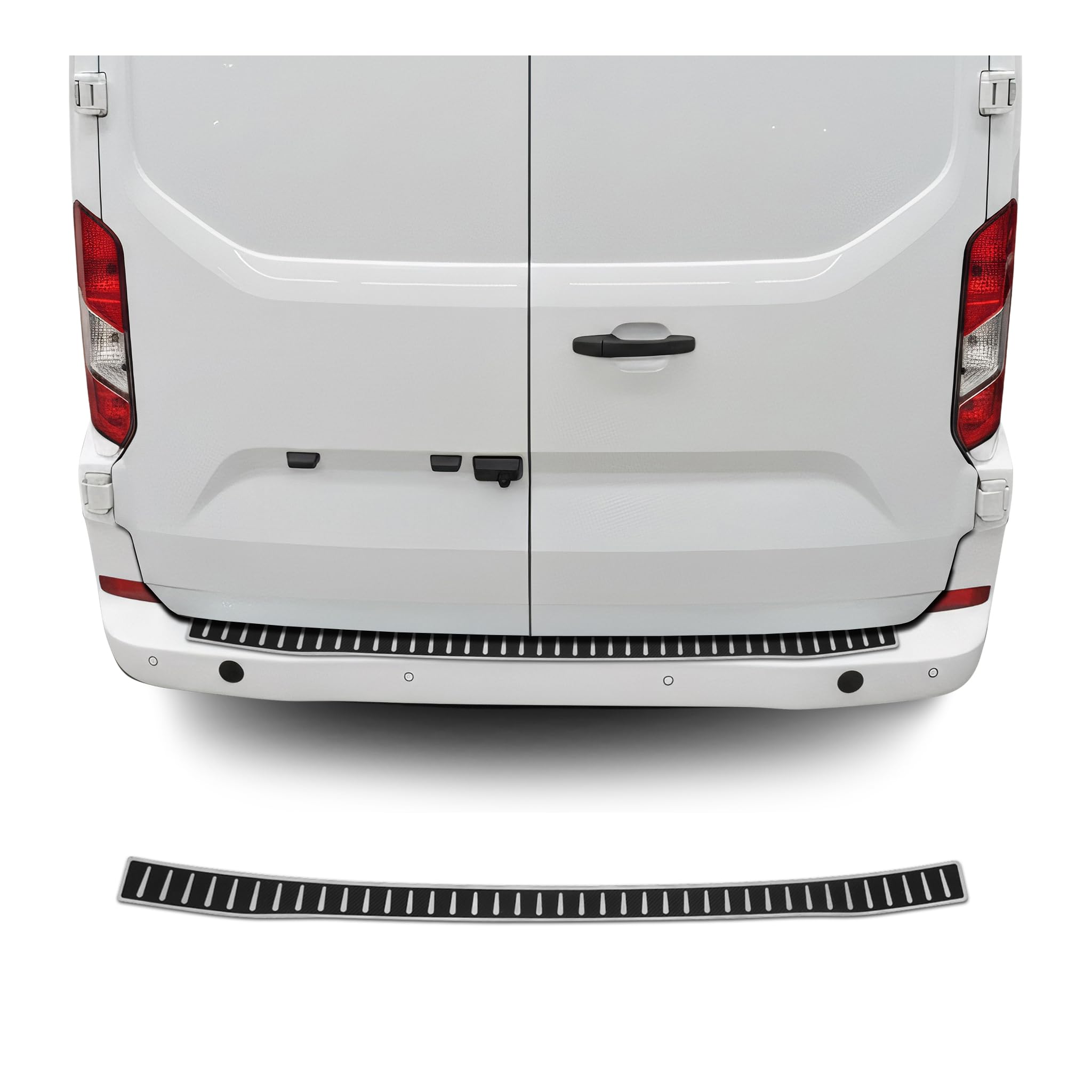 Protezione per paraurti OMAC compatibile con Ford Transit Tourneo Custom 2023-2025, in acciaio inossidabile