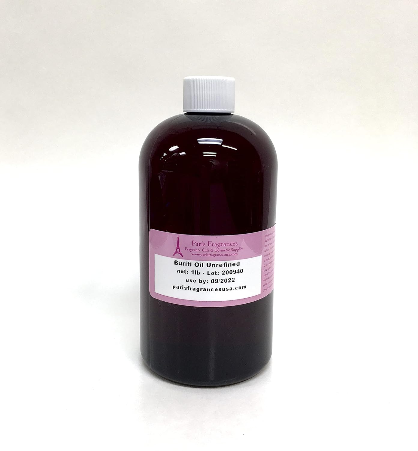 Paris Fragrances Buriti Oil - Natural Unrefined - 16 Oz