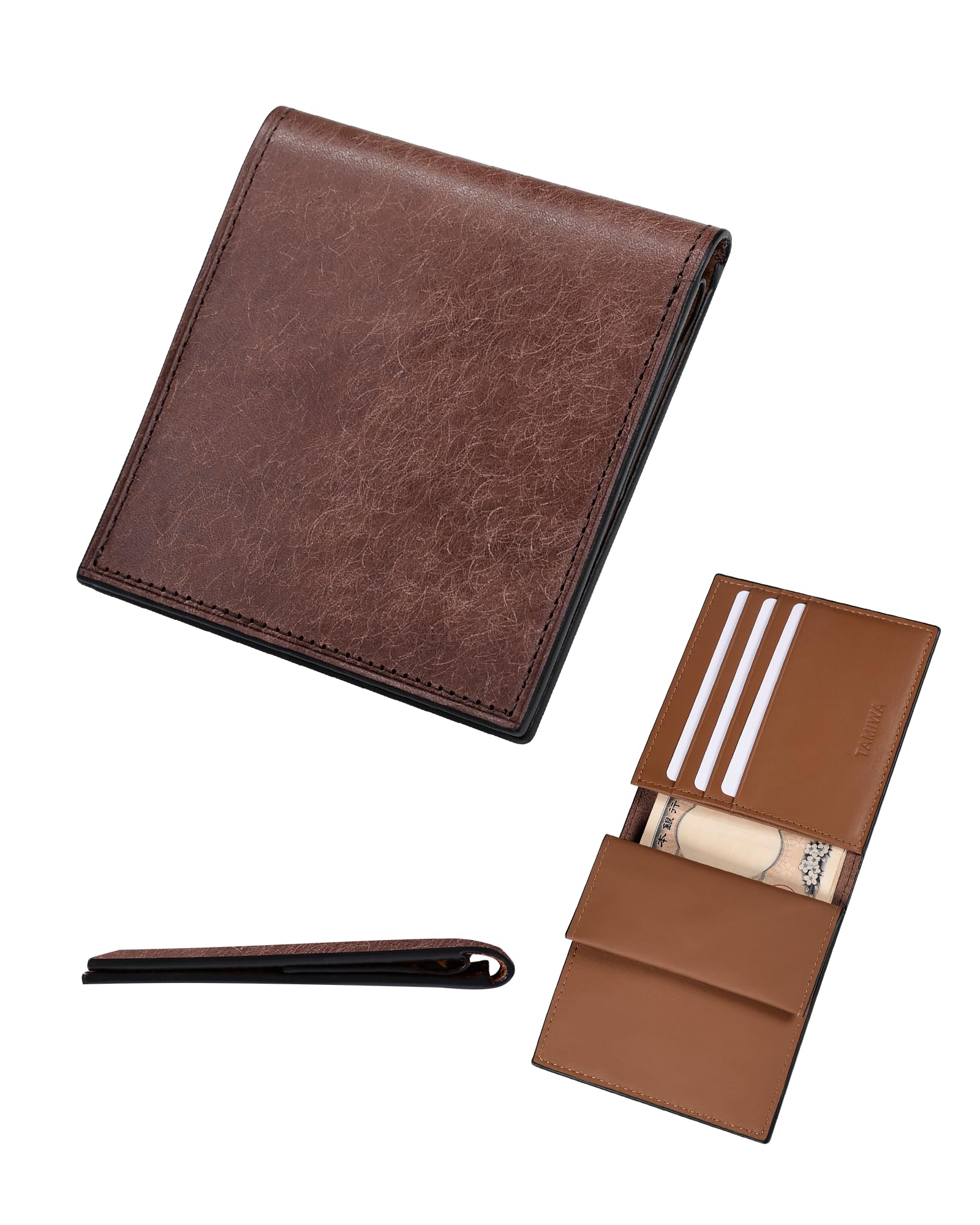 Tochigi Leather Ultra Thin Bi-Fold Wallet