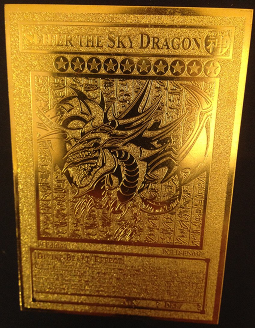 Amazon.co.jp: 遊戯王 英語 エジプトの神 ゴールドメタルカード