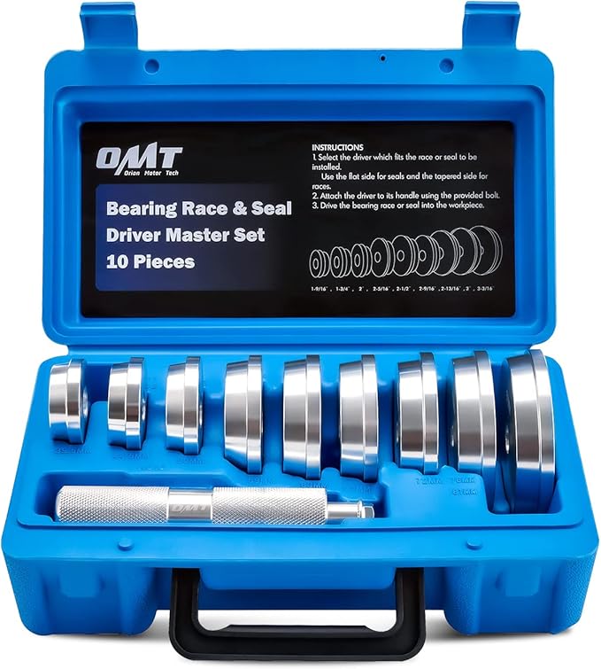 Orion Motor Tech Bearing Press Kit, 10pc Bearing Race and