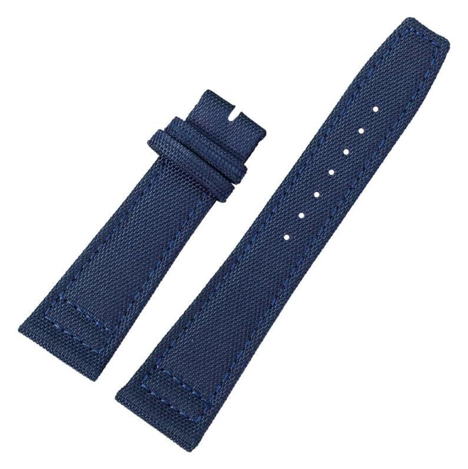 Bracelets élastiques en nylon tressé à boucle régl Bracelet en toile de Nylon Bracelet de remplacement de montre intelligente 20/21/22mm Bracelet de remplacement de bande à boucle pliante Bracelet de