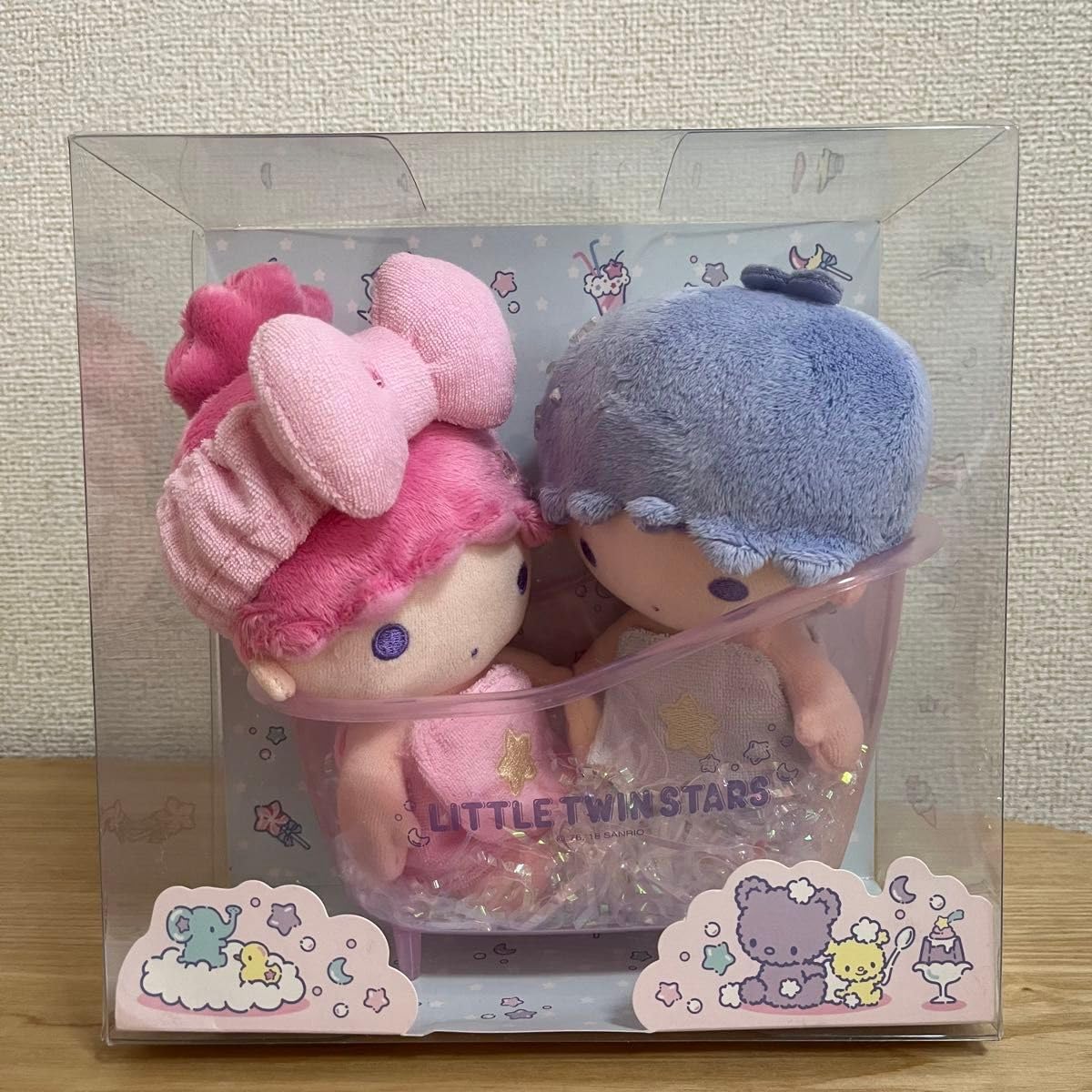 サンリオ❣️激レア　キキララ バスタイム　ぬいぐるみセット　レトロ Amazon.co.jp: リトルツインスターズ キキララ ぬいぐるみセット バス