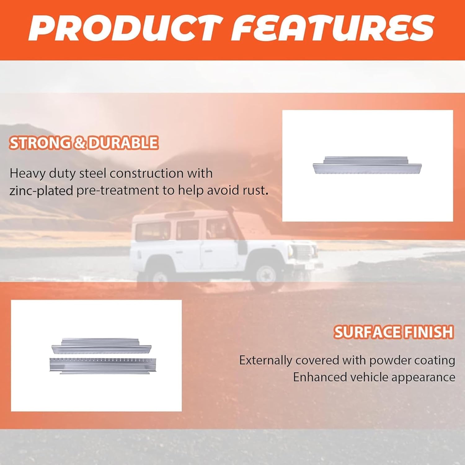 Kojem Outer Rocker Panel Compatible with 1999-2007 Chevy Silverado GMC Sierra 2 Door Standard Cab Regular Cab Rocker Panels Rust Repair Left & Right