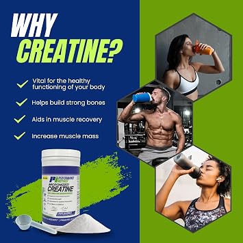 PERFORMANCE INSPIRED Micronized Creatine Monohydrate 5G 100 Servings