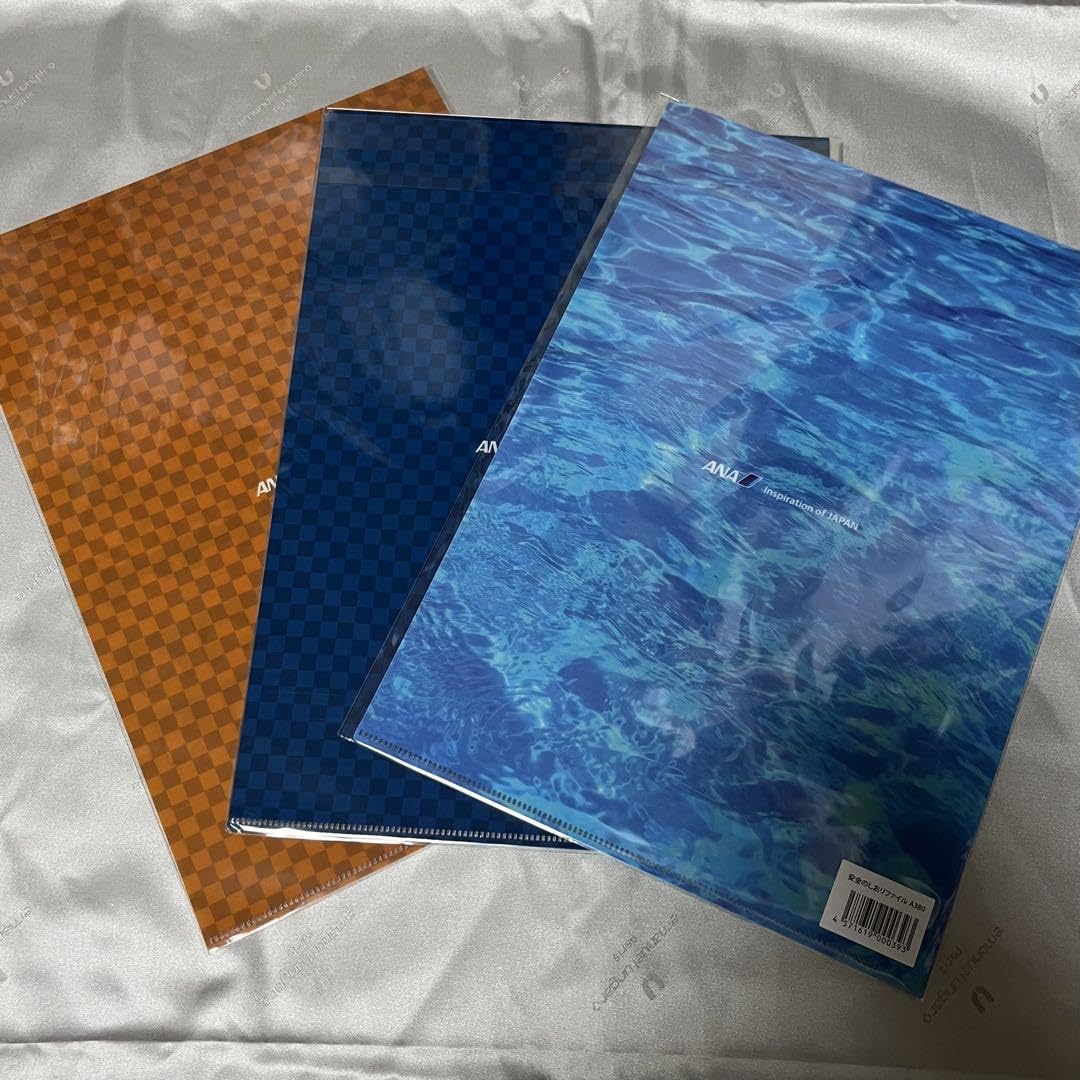 Amazon.co.jp: ANA 安全のしおり クリアファイル 3種セット① : 文房具