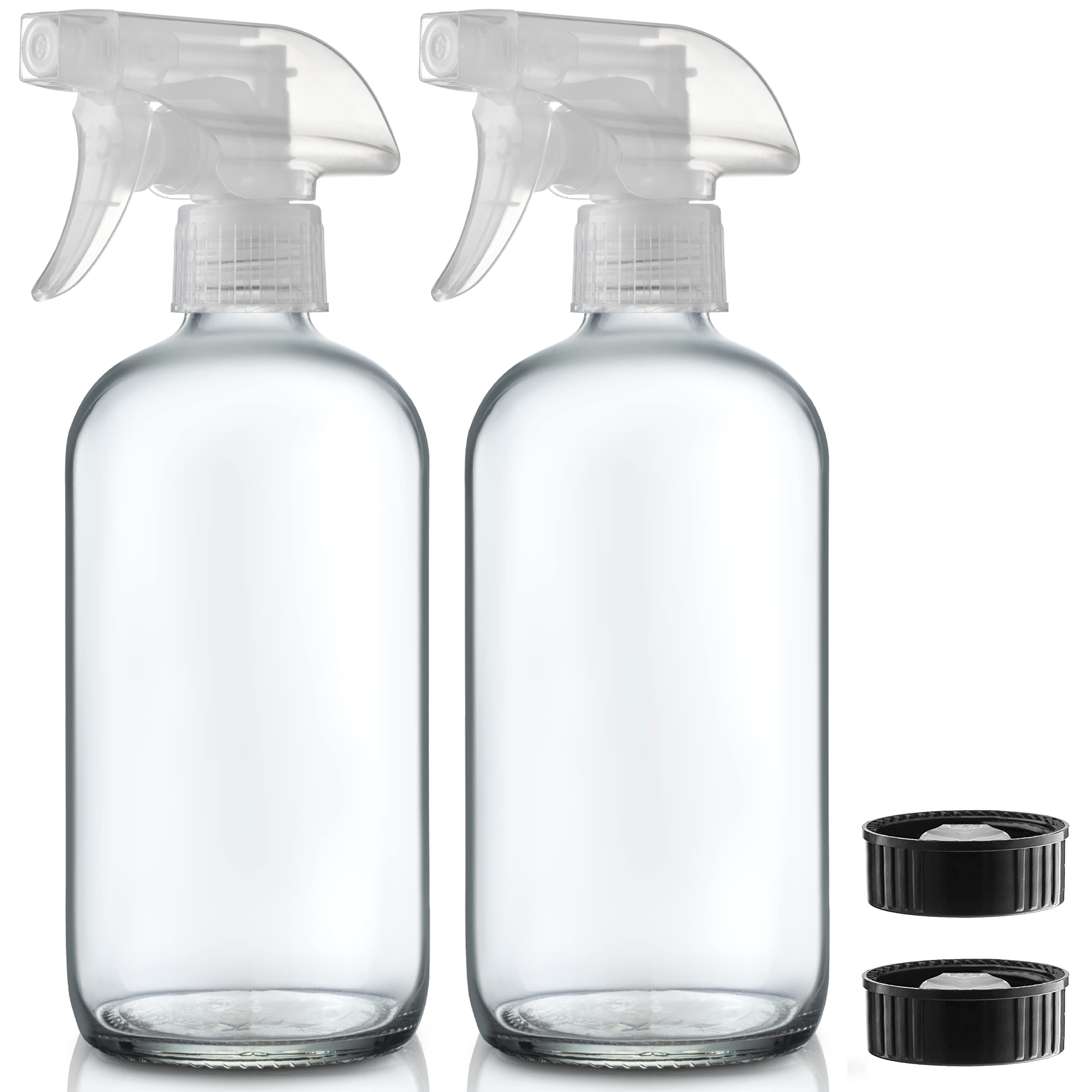 Amazon.com: Clear Cobalt Glass Spray Bottles, 16-Ounce (2-Pack