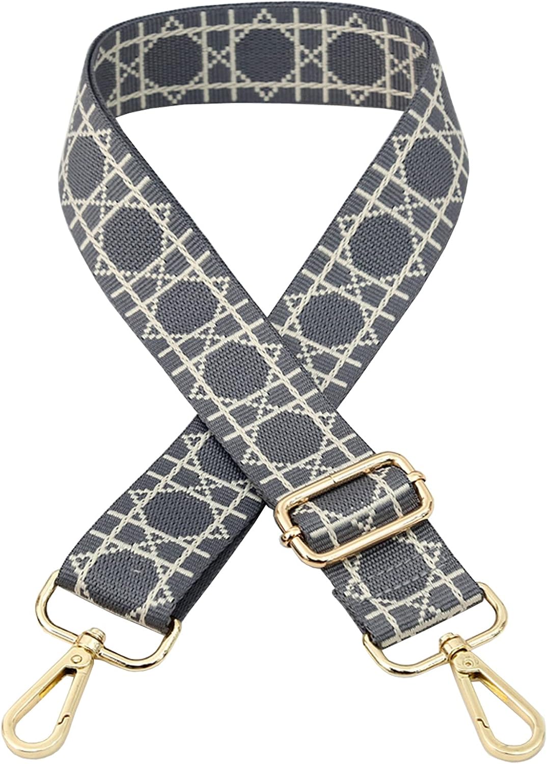 Adjustable Shoulder Strap Pocket Strap Wide Shoulder Strap Shoulder Strap Men Pocket Strap Women Accessories Carrying Strap Length Adjustable for Shoulder Bag Carrying Bags and HandbagsA Gold Clasp