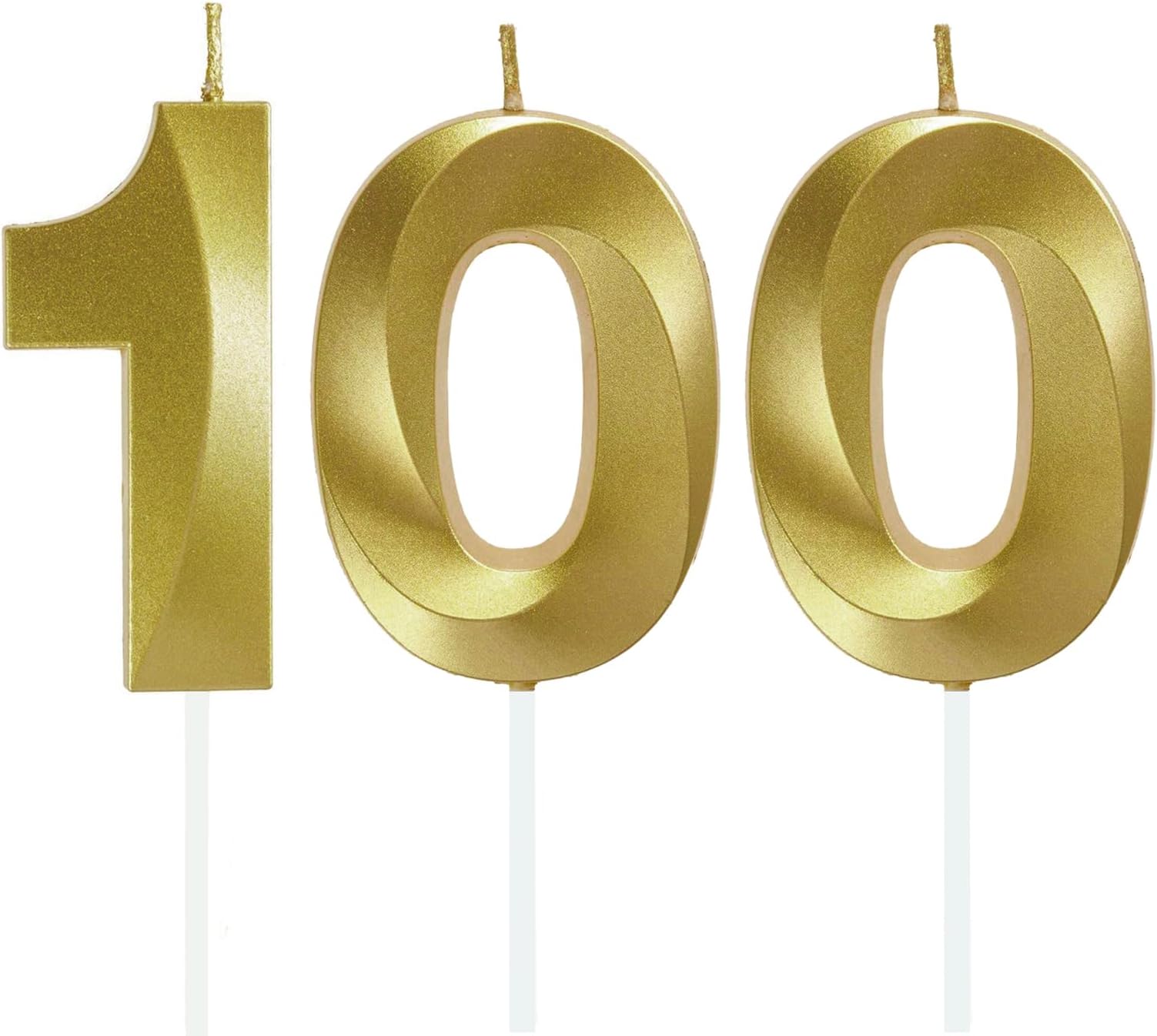 Lahviuu Birthday Number Candle,100th Birthday Candles for Cake Birthday