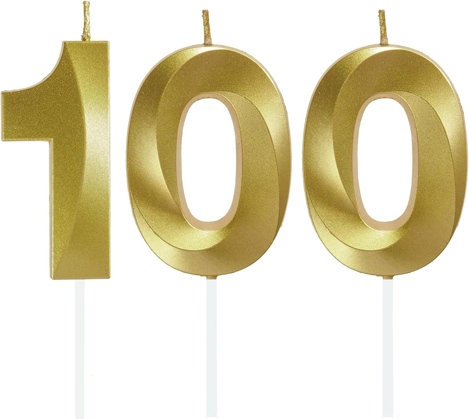 Lahviuu Birthday Number Candle,100th Birthday Candles for Cake Birthday