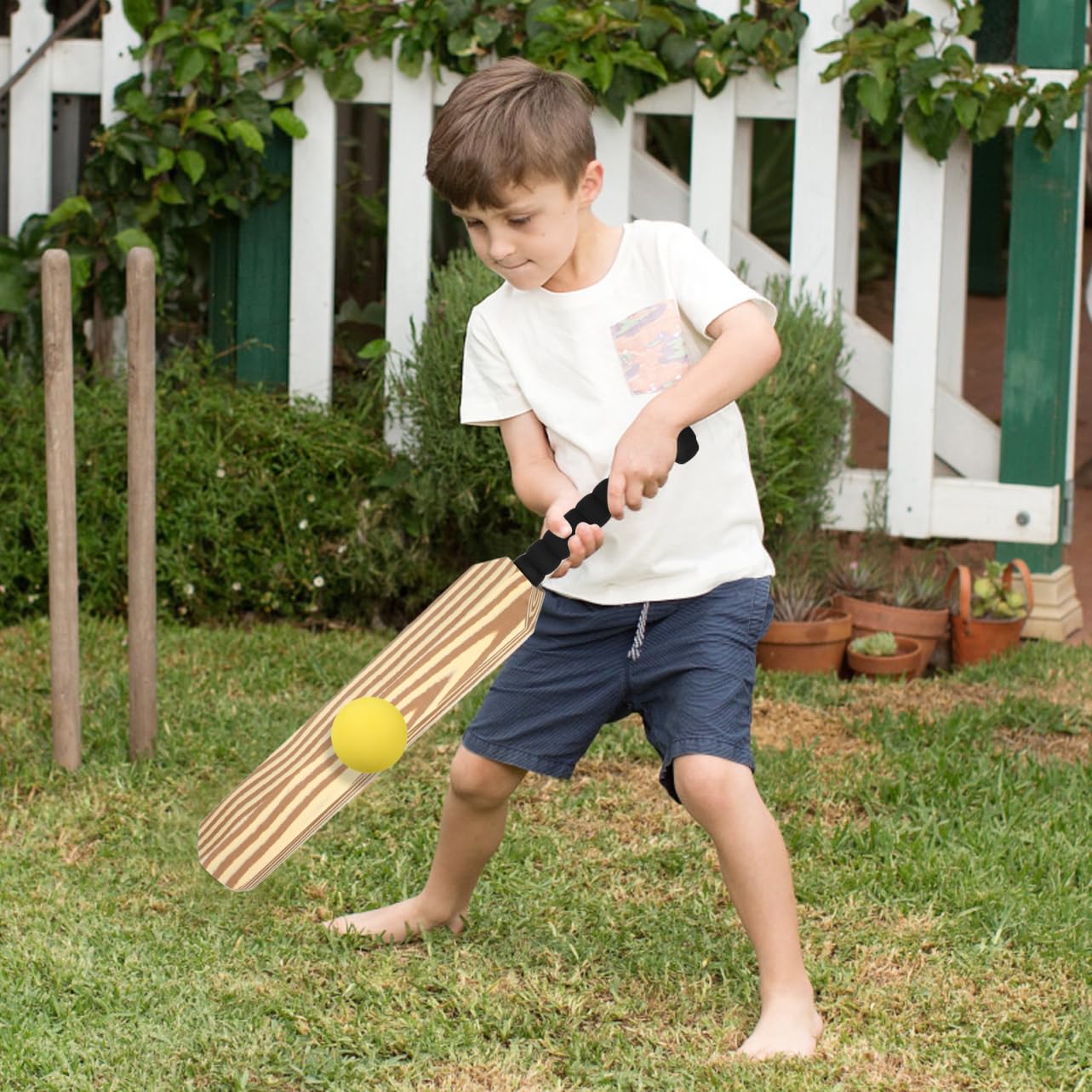 SUPVOX Set da Cricket per Bambini e Ragazzi in Eva Resistente, Mazze Leggere e Tavola da Battuta, Gioco Interattivo Genitori-Figli per attività all’Aperto e Interni, Sviluppo