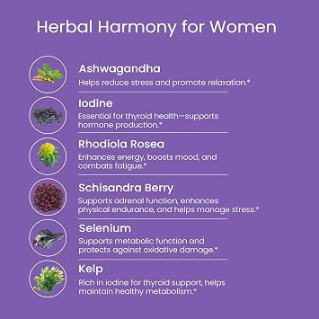 WellPath Soothe Hormone Balance for Women & Thyroid Support, 60 Ct