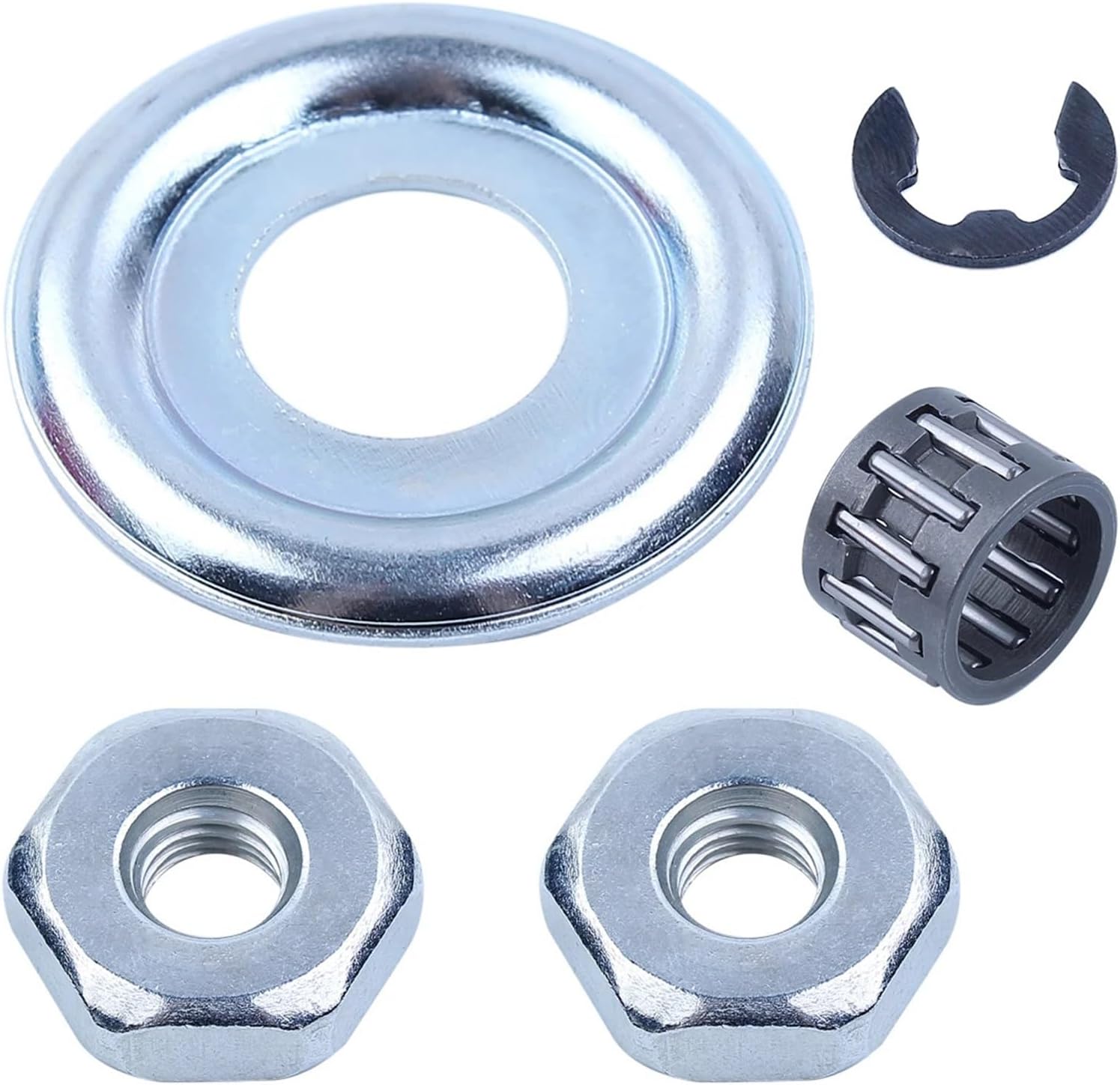 クラッチワッシャーニードルベアリングクリップバーナットキット MS180 MS170 MS210 MS230 MS250 021 0 9  ピース/セット クラッチワッシャークリップニードルベアリング ST MS170 MS180 MS210 MS230 MS250 M Stihl 018  023 025 MS170 MS180 M 10 M 30 M 50 전기톱과 호환 ... クラッチ ワッシャー E クリップ バー ナット ニードル ベアリング STIHL MS180 MS170 MS250 MS230