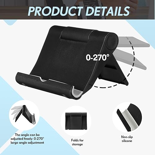 Miniatura 3 de 100 piezas de soporte para tarjetas de visita a granel negro soporte organizador para escritorio suministros de oficina, se adapta a 50 tarjetas