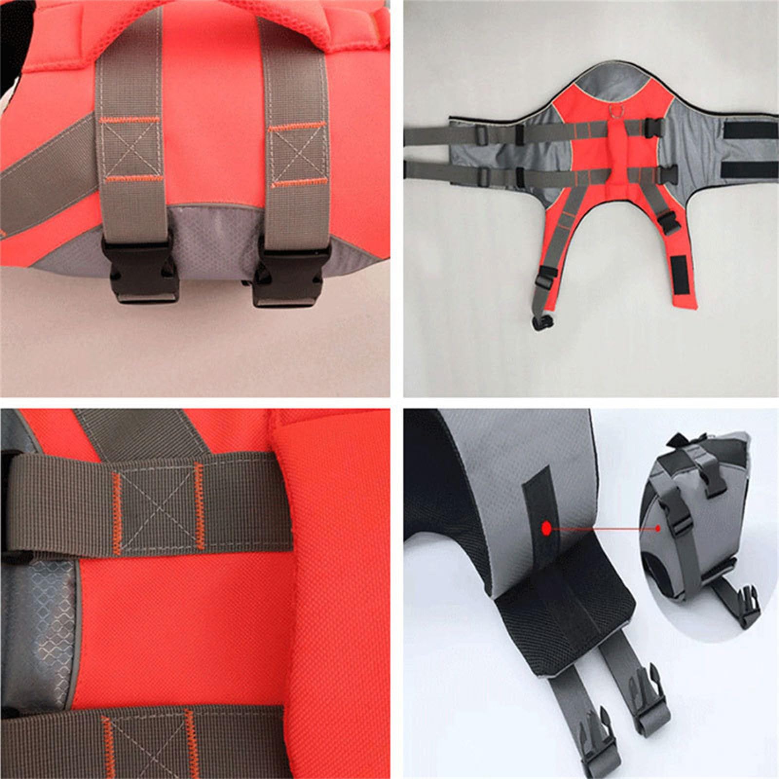 Maillot de bain de sauvetage pour chien, gilet de sauvetage pour chien, ceinture réglable, aide à la natation, maillot de bain de sécurité, équipement de sécurité aquatique