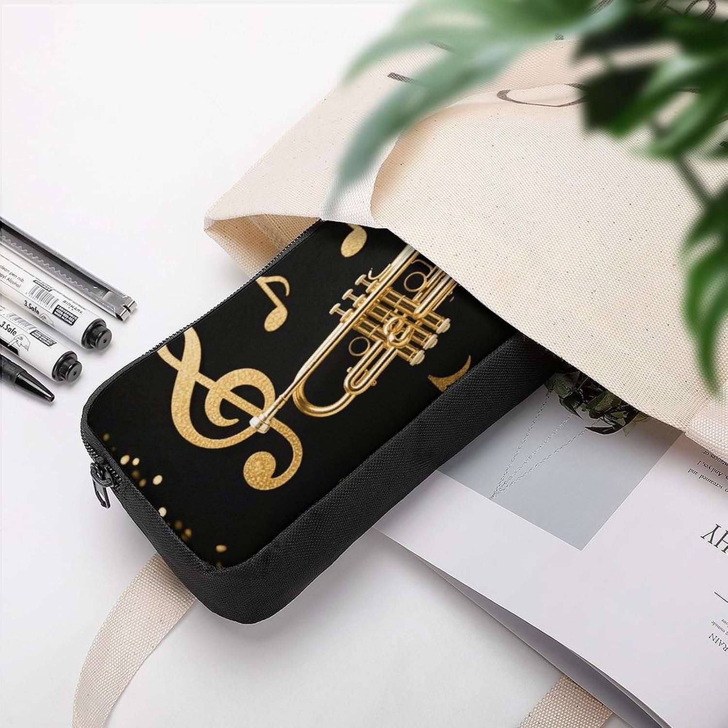 New Orleans Jazz Cute Aesthetic Pencil Case image 5