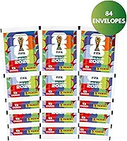 Kit Figurinhas Copa Do Mundo 2026 - CARTELA + 84 envelopes (588 Figurinhas)