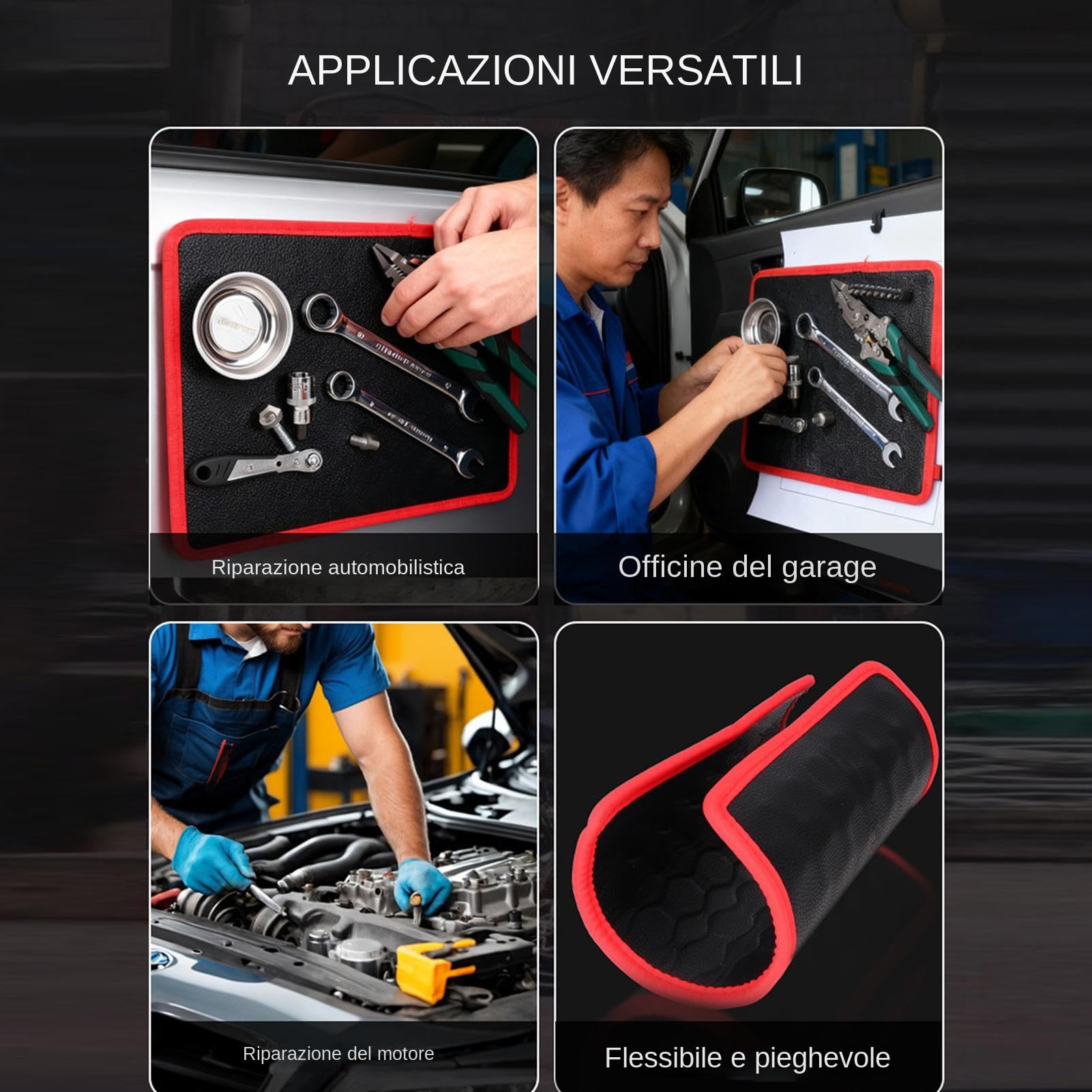 Tappetino Magnetico 3 Pezzi Set Di Tappetini Magnetici