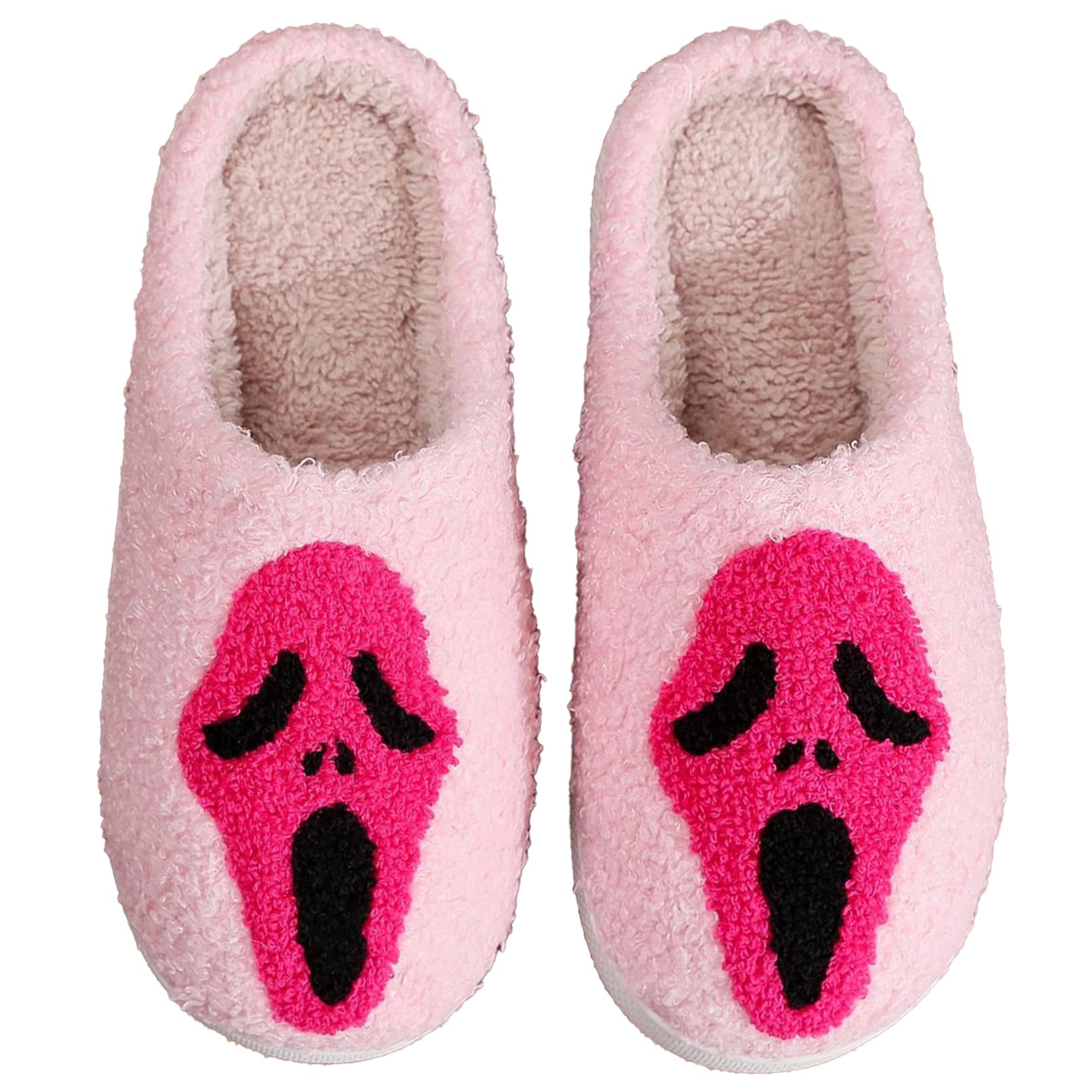 Halloween Christmas Slippers Holiday Slipper House Shoes Home Slipper for Women Fuzzy Outdoor Indoor Bedroom Slippers