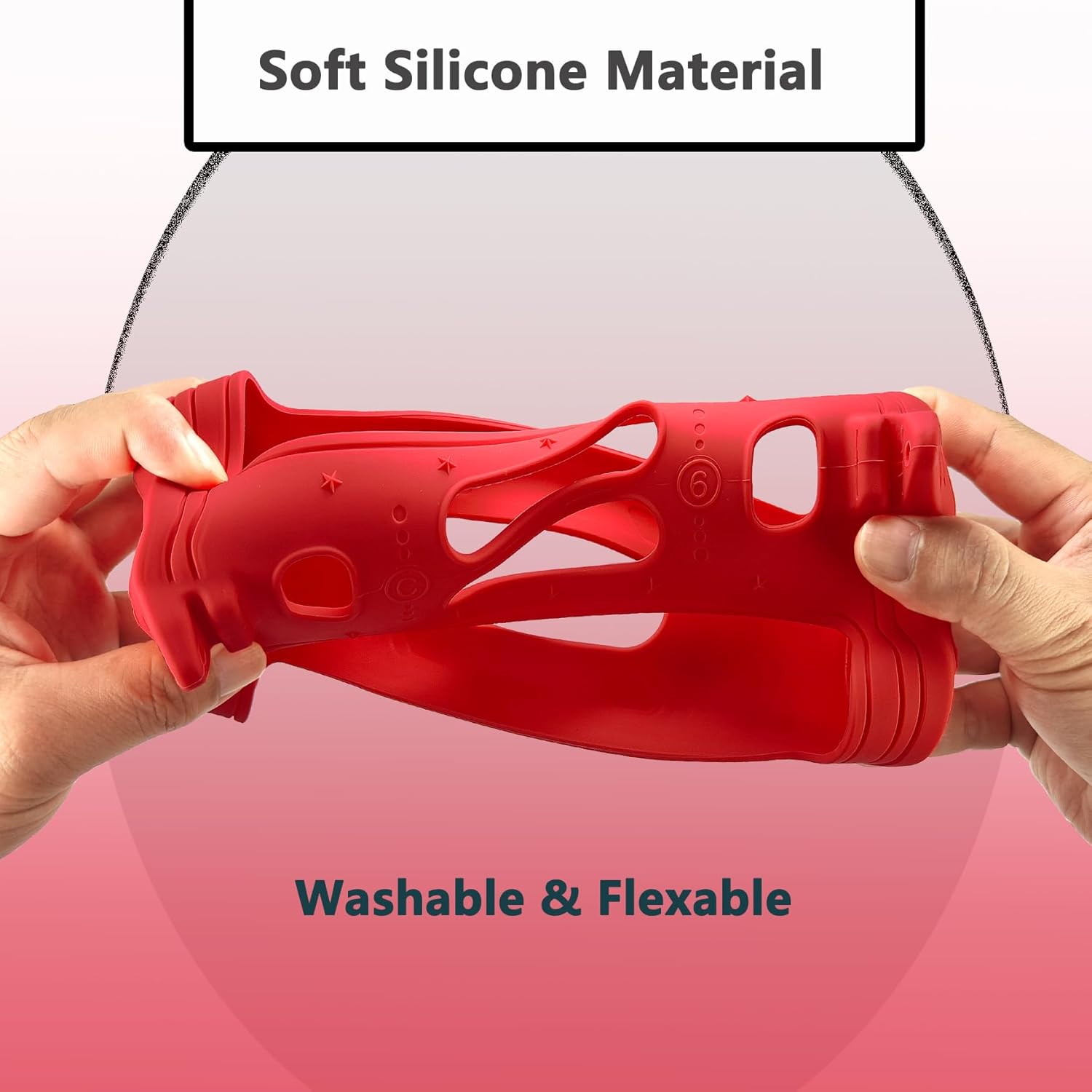 JCHPINE Silicone Cover and Hard Carrying Case for JBL Charge 6 Portable Bluetooth Speaker Accessories, Protective Cases for JBL Charge 6 AI Sound Bluetooth Speaker with Shoulder Strap (Red) - Image 8