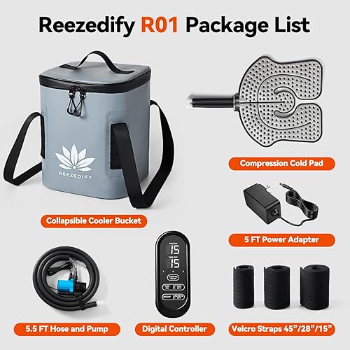 Miniatura 8 de Máquina de hielo para rodilla hombro cadera después de cirugía con compresión, máquina de terapia de frío para reemplazo de rodilla, crioterapia