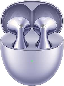 HUAWEI FreeBuds 6 Auriculares Inalámbricos, Ajustados a los Oídos, Sonido Auténtico de Doble Controlador, Llamadas Estables y Claras, Open-fit ANC, 36H Duración de la Batería, IP54, iOS&Android,Morado