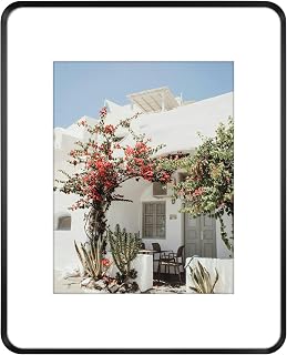 Golden State Art 16x20 Black Aluminum Picture Frame Mat for 11x14
