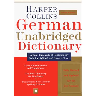 Collins German English English German Dictionary/Pons Collins Grobworterbuch Fur Experten Und Universitat, Deutsch Englisch Enclisch Deutsch: Unabridged