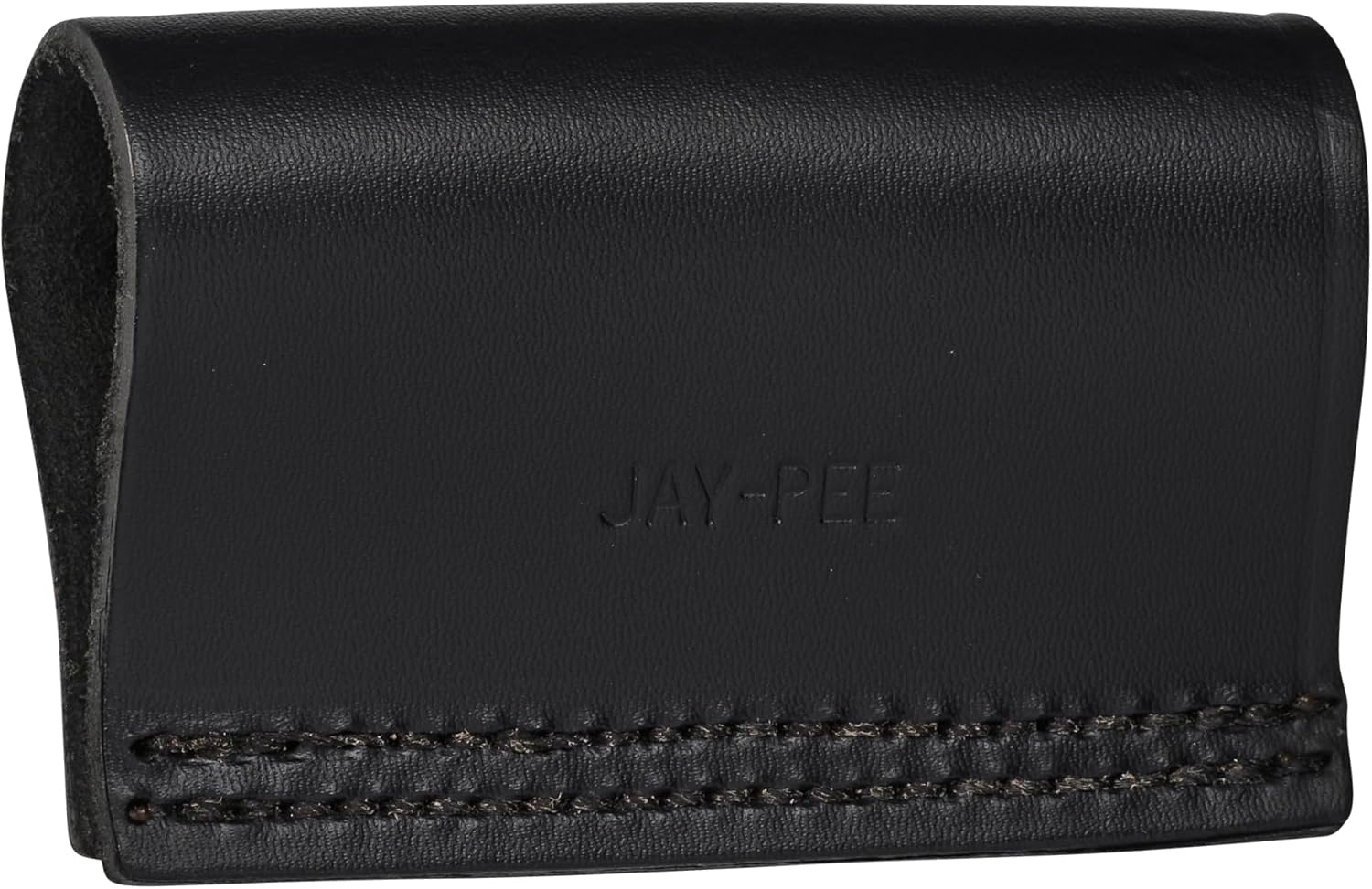 JAY-PEE Metal Key Ring Holder on Leather Belt Loop Mount Slide-On fits up to 2.25” Wide Duty Belts Chrome Hardware