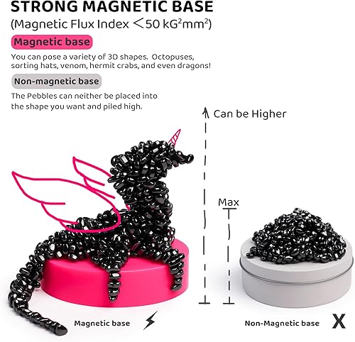 Miniatura 8 de LiKee Juguetes magnéticos para la ansiedad, decoración de escritorio para aliviar el estrés