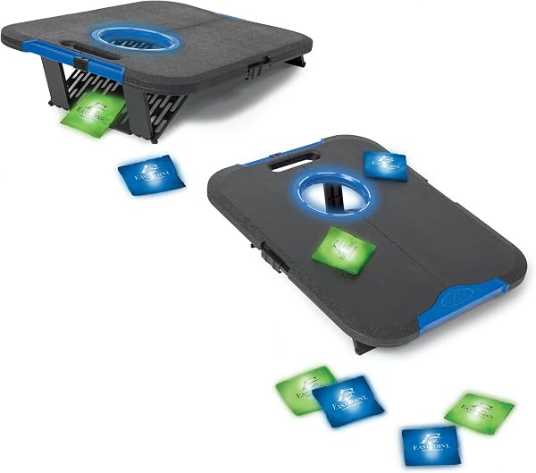 EastPoint Sports Go! Gater Cornhole – Light-Up and Travel Versions – Easy Storage & Light-Weight – Perfect for Out