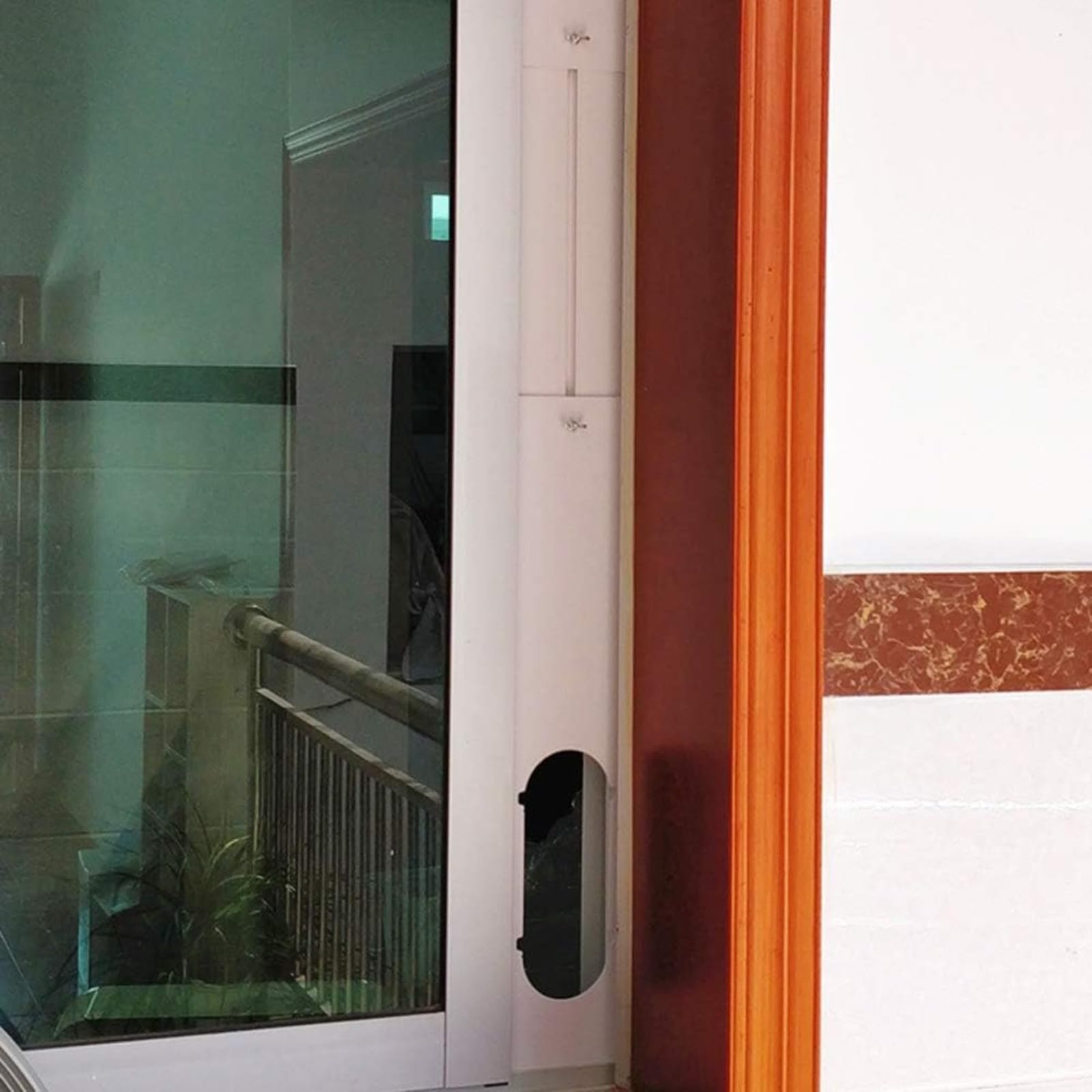Kit de joints pour fenêtres coulissantes, kit de ventilation pour climatiseurs pour portes coulissantes, support d'étanchéité universel en PVC de rechange pour climatiseurs mobiles, réglable jusqu'à