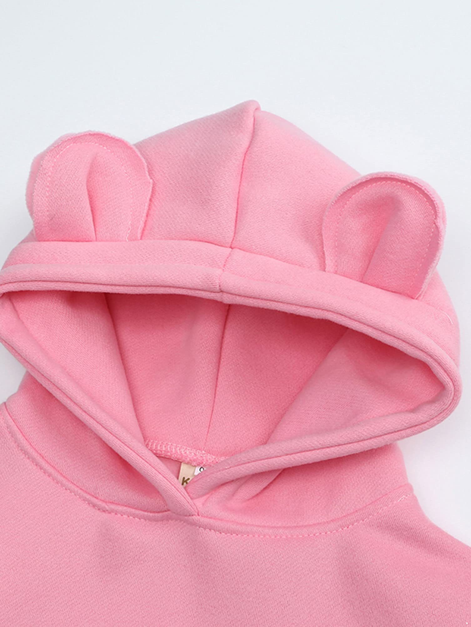 inhzoy Kinder Baby Jungen Mädchen Hoodie Sweatshirts Warme Kapuzenpullover Mit/Ohne Fleece Frühling Herbst Winter Tops