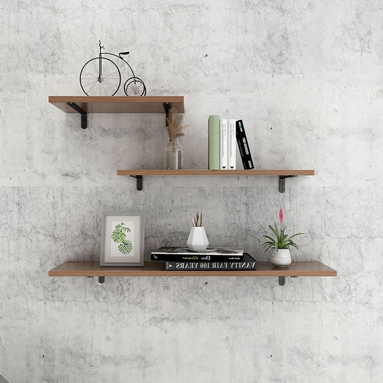 l shape brackets, Heavy Duty Shelf Brackets, Support Bracket L Shape Shelving Bracket Right Angle Bracket Shelf Supporter,for Home Decoration Storage Organizer,with Screws,2 Pcs(Size:8×15cm/3×6in) ( S