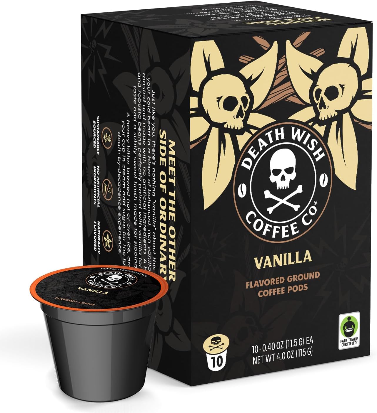 Single Serve Coffee Pods - Vanilla Pods (10 Count)