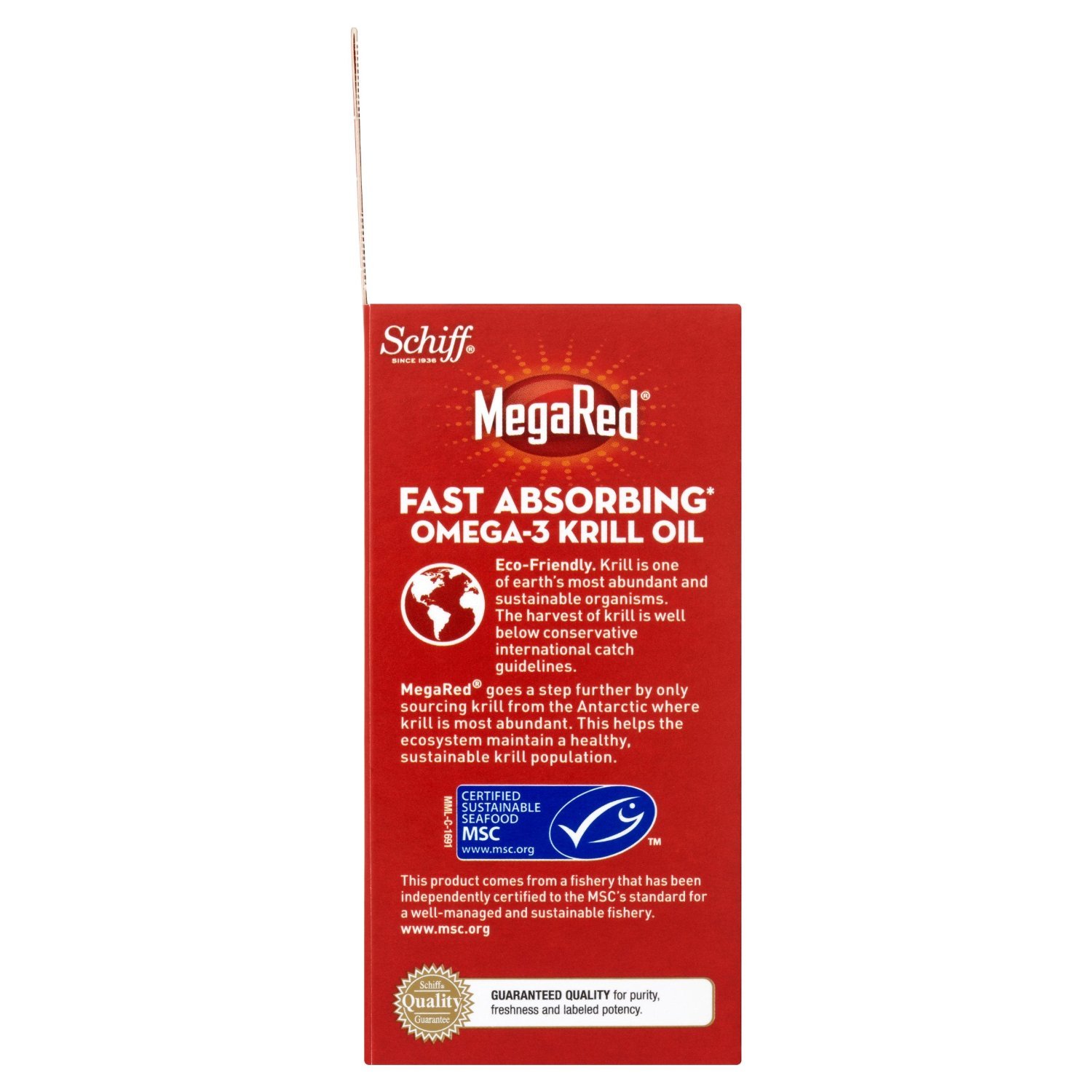 2 Packs Of MegaRed Krill Oil 60 Capsules = TOTAL 120 Capsules