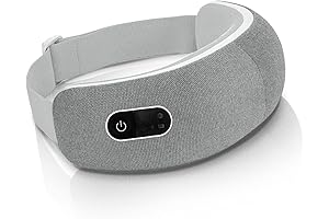 LifePro Migraine Sleep Mask: Bluetooth Music and Heat Vibration Massage for Relaxation