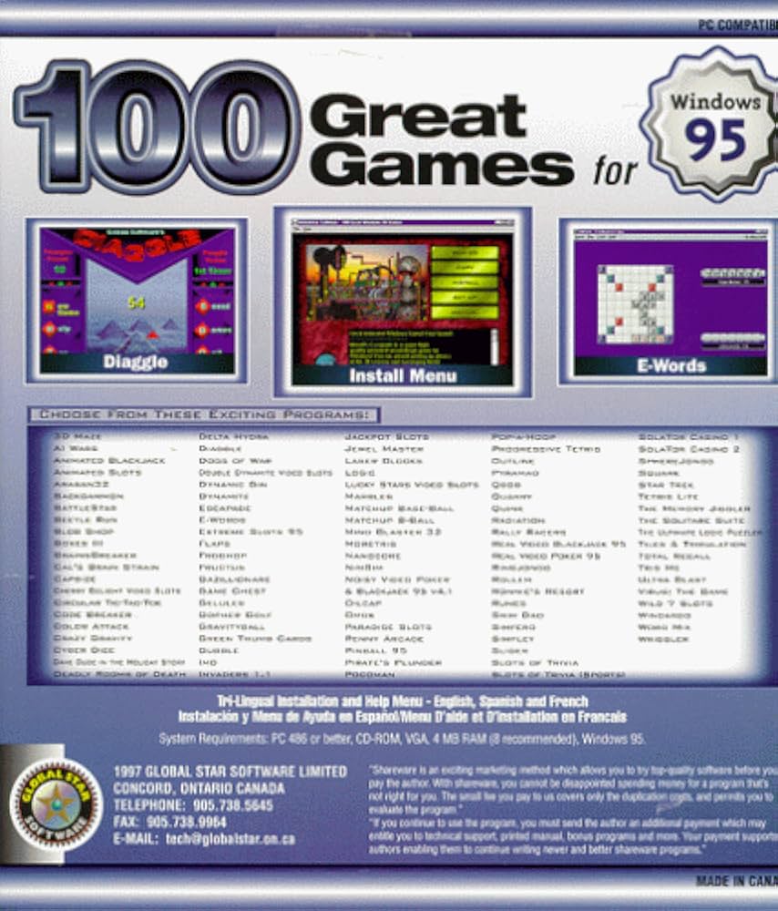 Amazon.co.jp: 100 Great Games for Windows 95 : ゲーム
