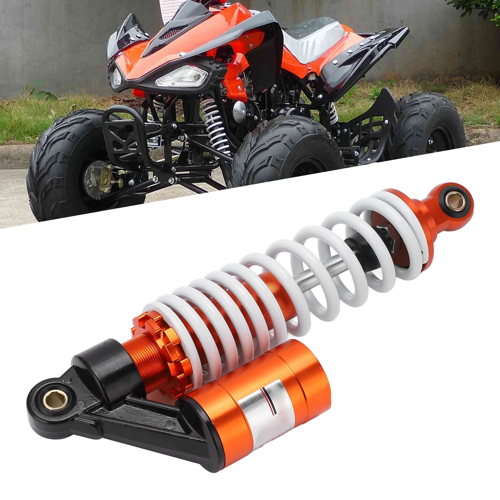 Amortyzator, 305 mm, przedni amortyzator powietrza, amortyzator, amortyzator, mono, regulowany zamiennik do motocykli, ATV, samochodów terenowych, skuterów
