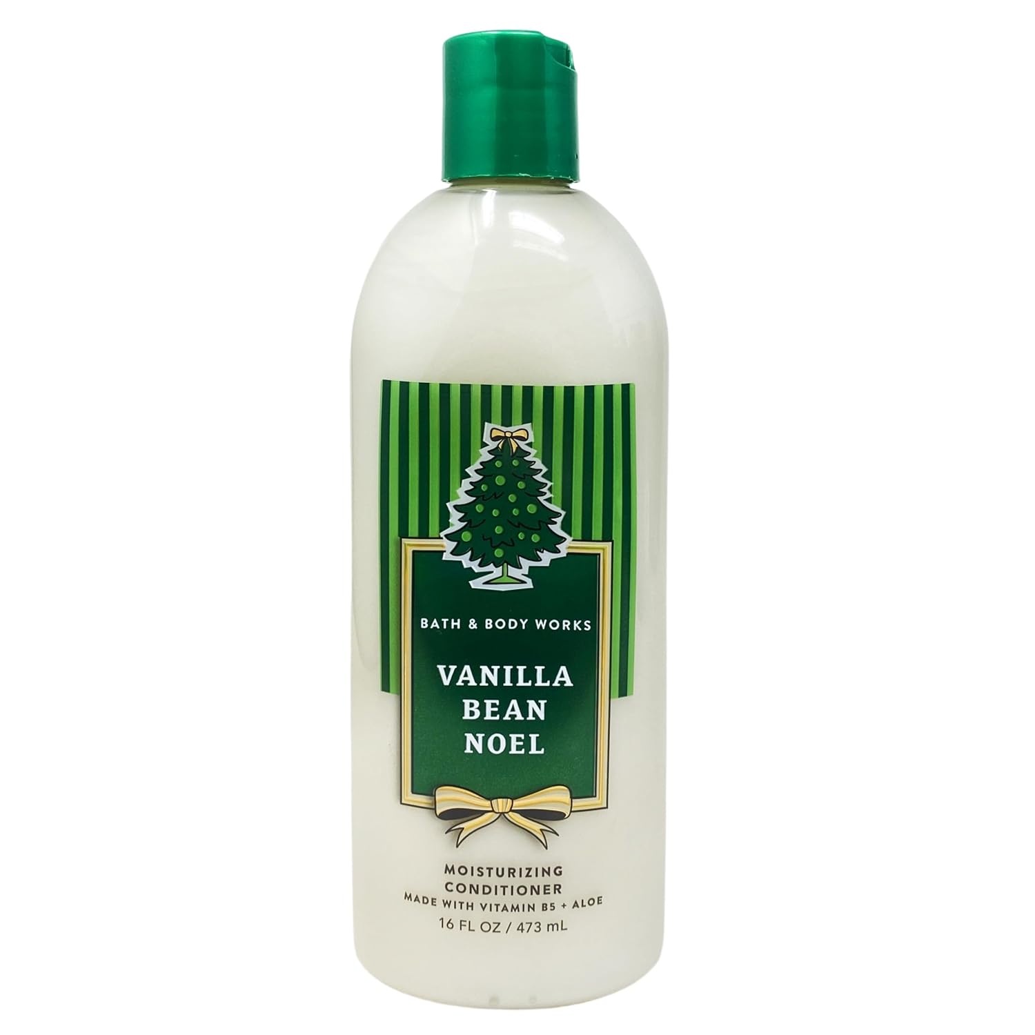 Bath & Body Works Vanilla Bean Noel Moisturizing Shampoo & Conditioner with a Peach Gardenia Sample Soap